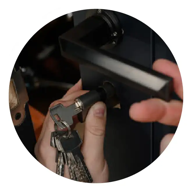 二重ロックの取付イメージ